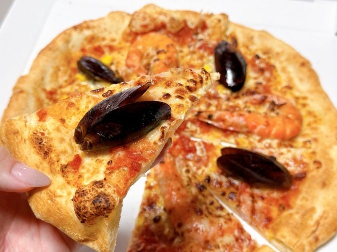 食生活♥♥ロピア 長浜店 ペスカトーレピザ