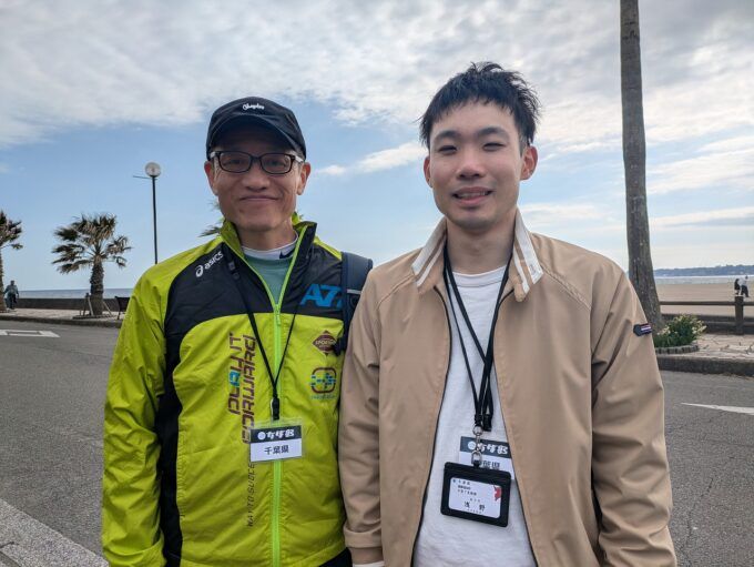 千葉県健康福祉部 石黒真平 こども家庭対策監（左）と子育て支援課 こども未来室 浅野将司主事