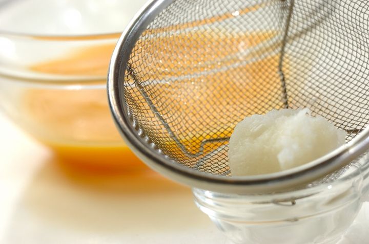 甘酒入り卵焼きの下準備1