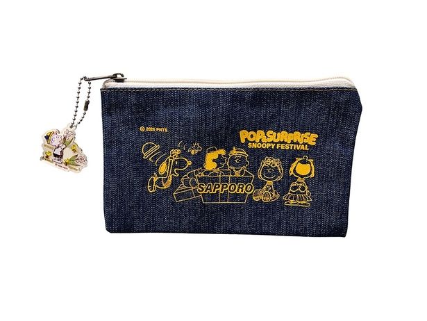 「デニムフラットポーチ」(1210円)