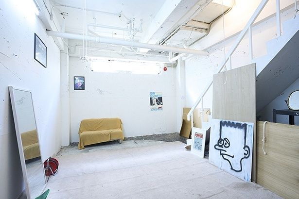 地下はスタジオ兼イベントスペース。イベントは毎週開催している