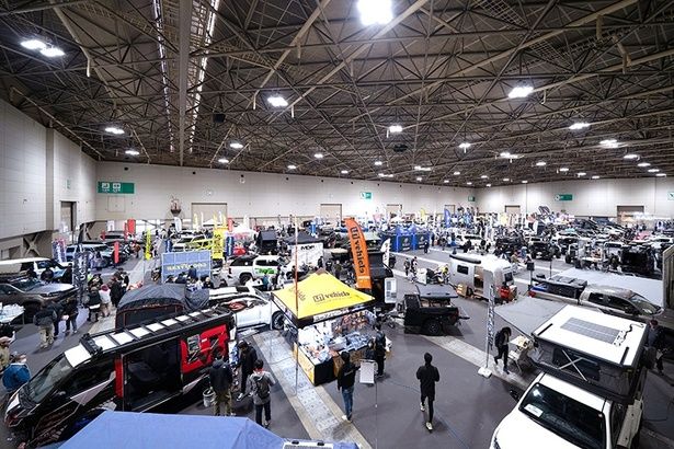 4WDやSUV関連のブースが70以上展開される ※写真は過去開催時の様子