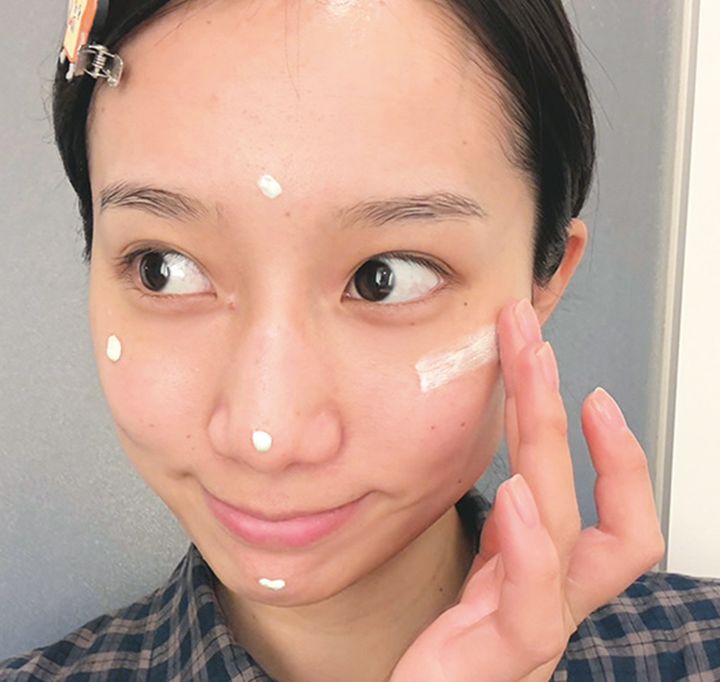 ③LANCOME「イドル スキンミルク プライマー #03 マッチャ シェイク」