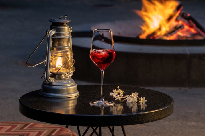 春限定のドリンク「桜とベリーのカクテル」