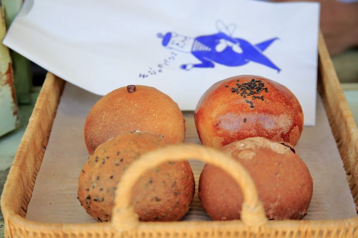 オリジナルプリントの紙袋もキュート！