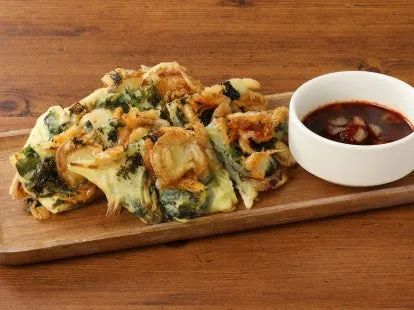 桜えびとベビーホタテのチヂミ