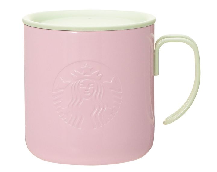 「ステンレスマグピンク」355ml 3900円