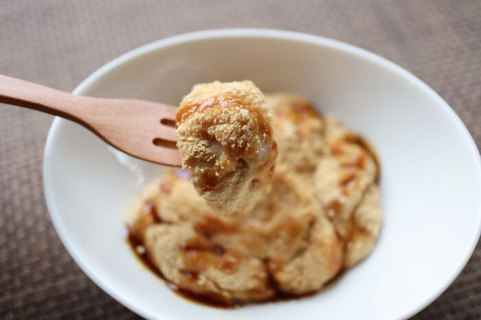 本当にヨーグルトなの？まさかの『ふわもち信玄餅』に激変。ヘルシーなのに満足度120%♡