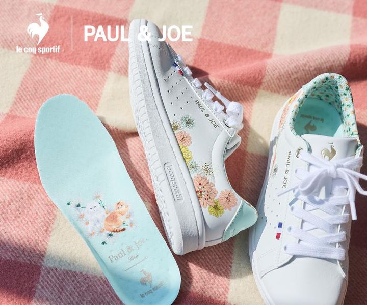 スポーティだけどどこかロマンティック。《ルコックスポルティフ》 ×《ポール＆ジョー》の初コラボアイテムがずらりと勢ぞろい！
