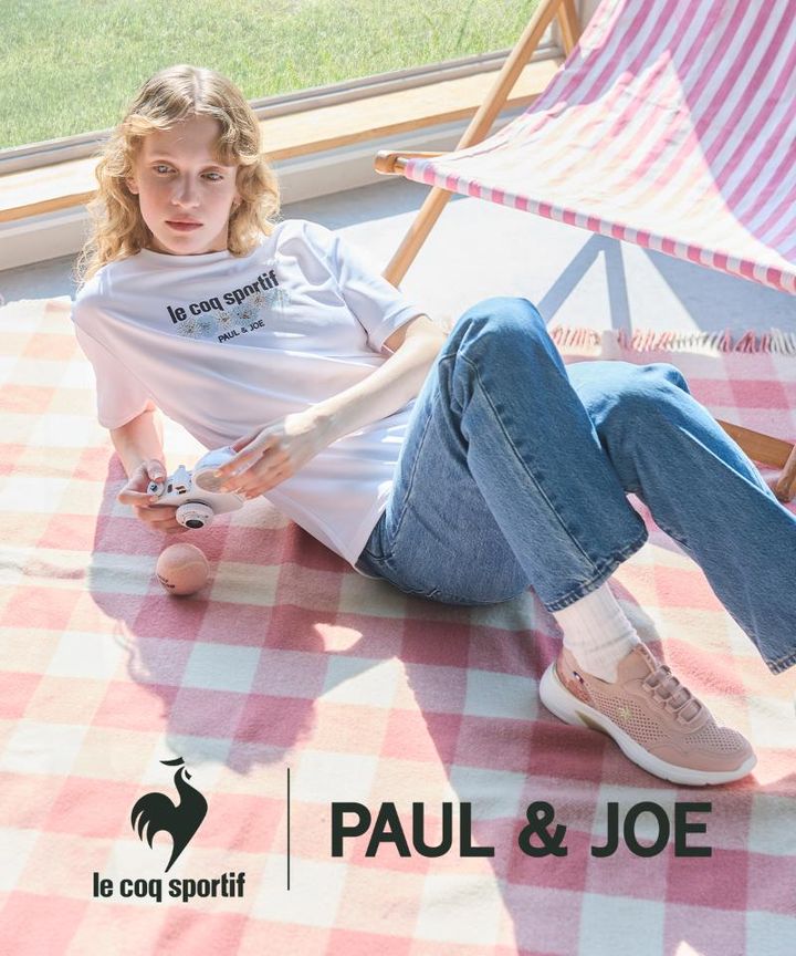 スポーティだけどどこかロマンティック。《ルコックスポルティフ》 ×《ポール＆ジョー》の初コラボアイテムがずらりと勢ぞろい！
