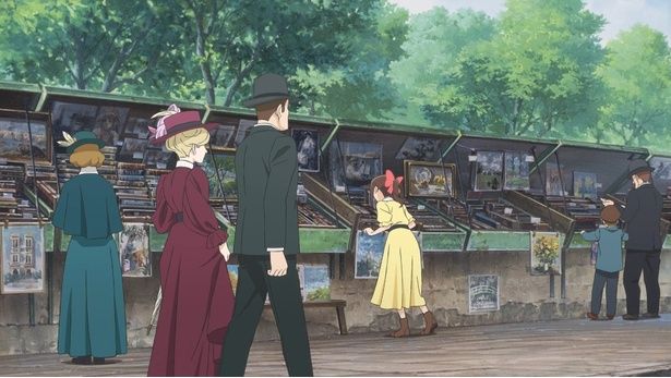 パリと美術にフォーカスした場面写真 [c]「パリに咲くエトワール」製作委員会