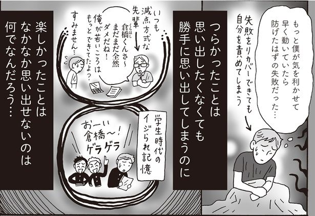 つらかったことは思いだしたくなくても勝手に思いだしてしまうのに （C）獅子／KADOKAWA