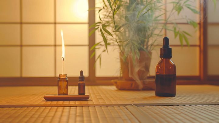 和室 良縁を引き寄せる お香 香炉