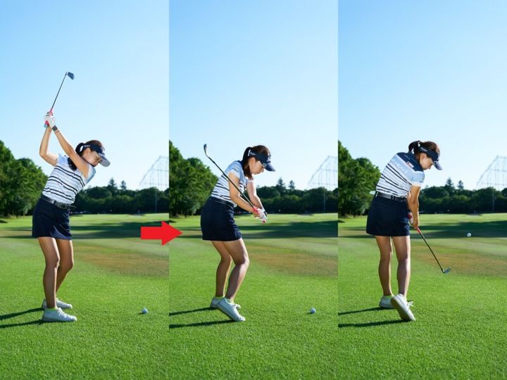 「右ヒジの向き」を直すだけ！アイアンショットがブレないコツを解説