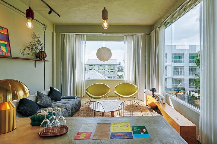 バンコク ココナッツ・カルチャー・ビル〈シトラス・ハウス〉内観