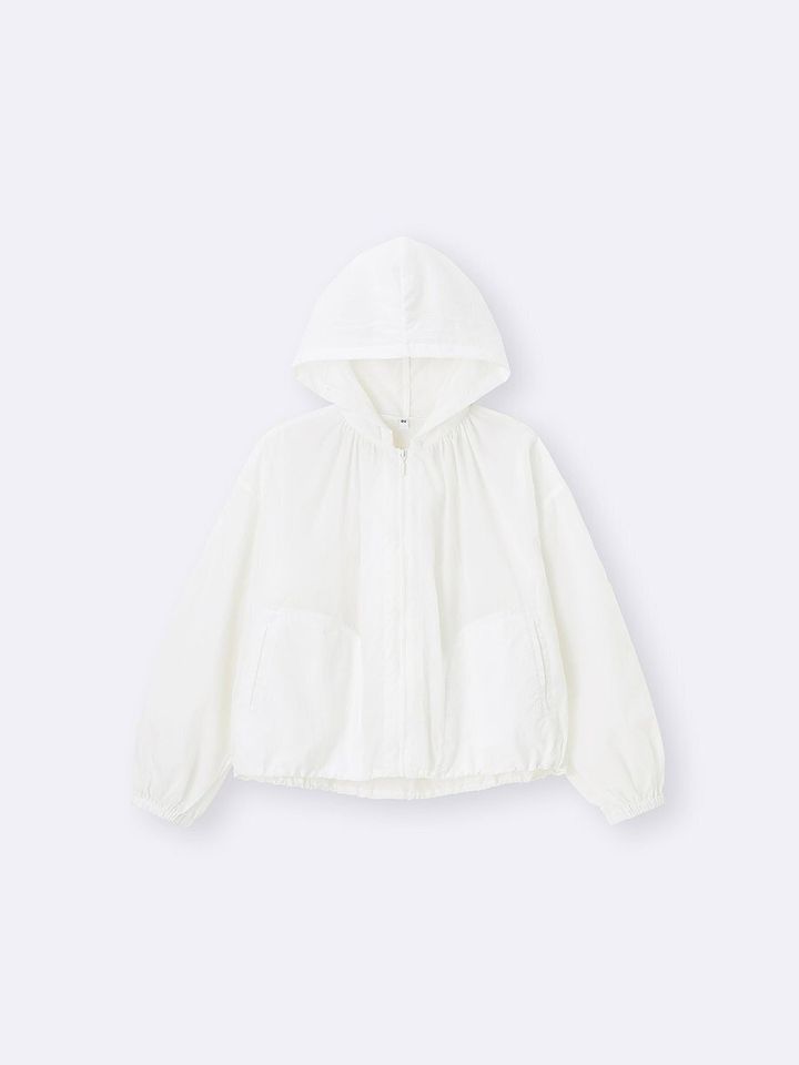 GUのUVカットシアーパーカ