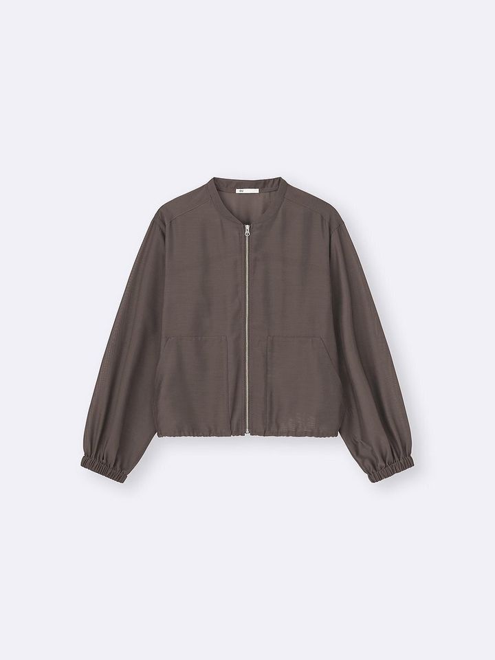 GUのシアーブルゾン