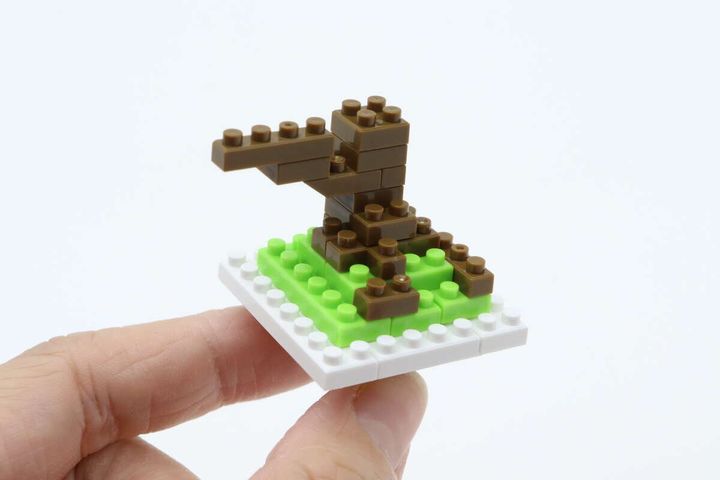 ダイソーのプチブロック 紅葉の組み立て2