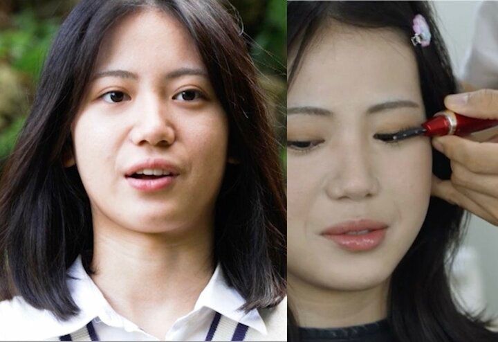 【写真・画像】普通の高校生だった18歳候補生が“別人級”に変身「すごい速さで綺麗になってる！」K-POPのプロによるメイクと衣装で大変身、垢抜けに指原も驚き「すごい！」 1枚目