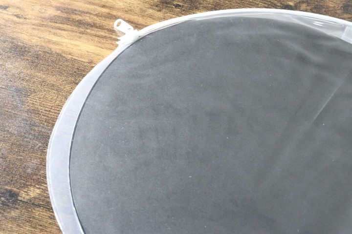 ダイソーの韓国うちわ対応ケースのクリア面