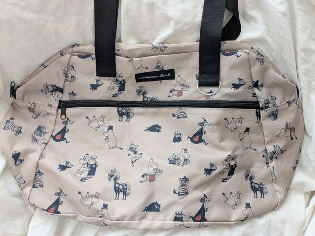 ムーミン×サマンサモスモス 大容量ボストンバッグ 全体