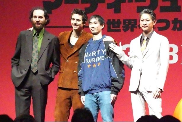 ティモシー・シャラメ、ジョシュ・サフディ監督が来日した『マーティ・シュプリーム 世界をつかめ』ジャパンプレミア 取材・撮影/タナカシノブ