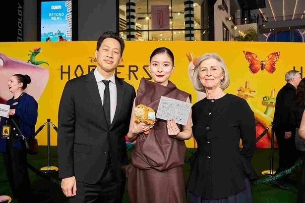 『私がビーバーになる時』でワールドプレミアに初参加した芳根京子 [c]2025 Disney/Pixar. All Rights Reserved.