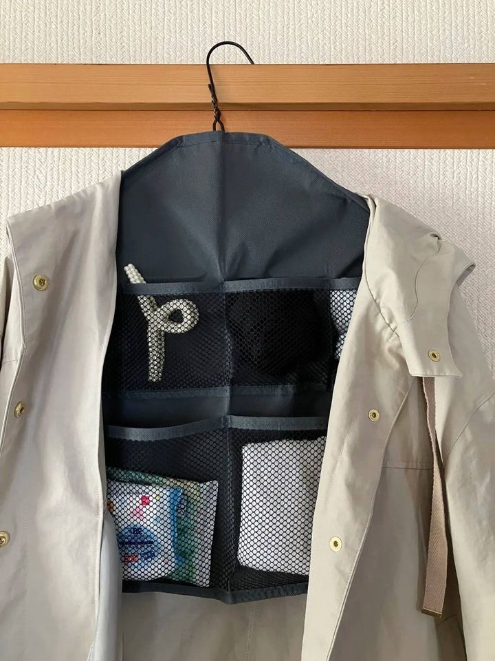 Seria(セリア)：ハンガーに付ける小物収納