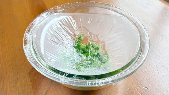 アスパラと卵のマヨあえ