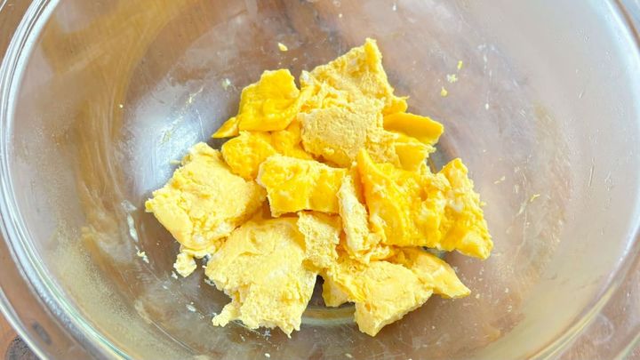 アスパラと卵のマヨあえ