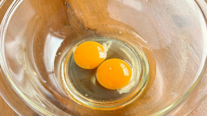 アスパラと卵のマヨあえ