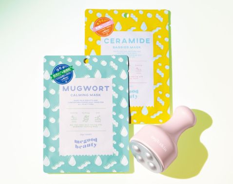 megood beautyの「韓国陶器肌シートマスク＆多機能かっさ」が付録に