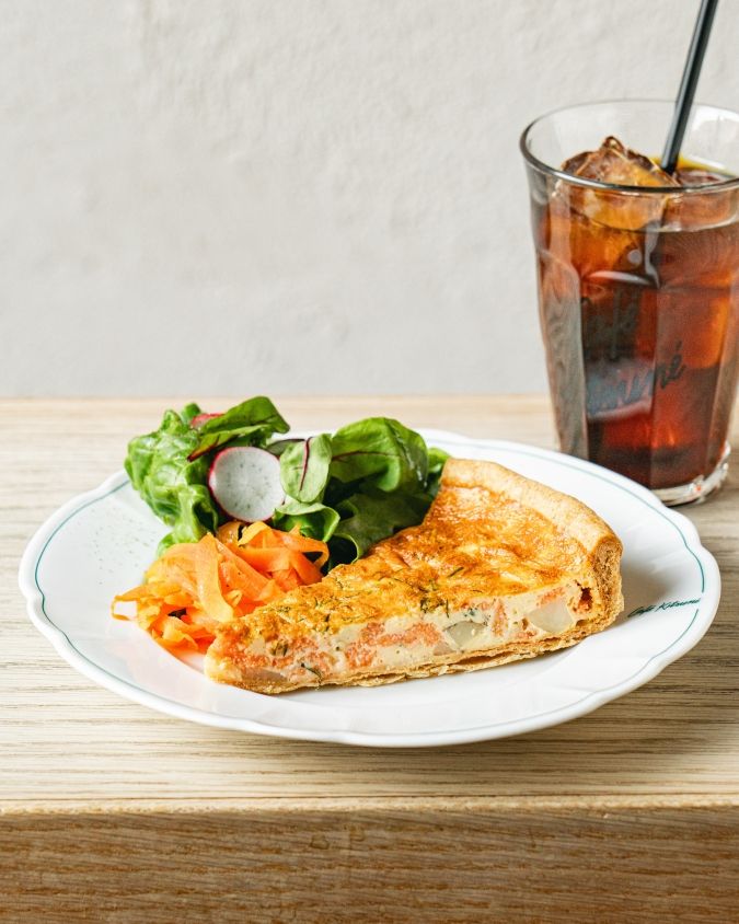 カフェキツネ 明太子キッシュ