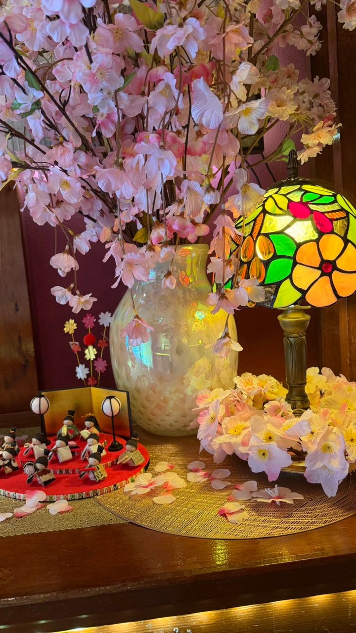 「さくら茶寮」に飾られているお雛様