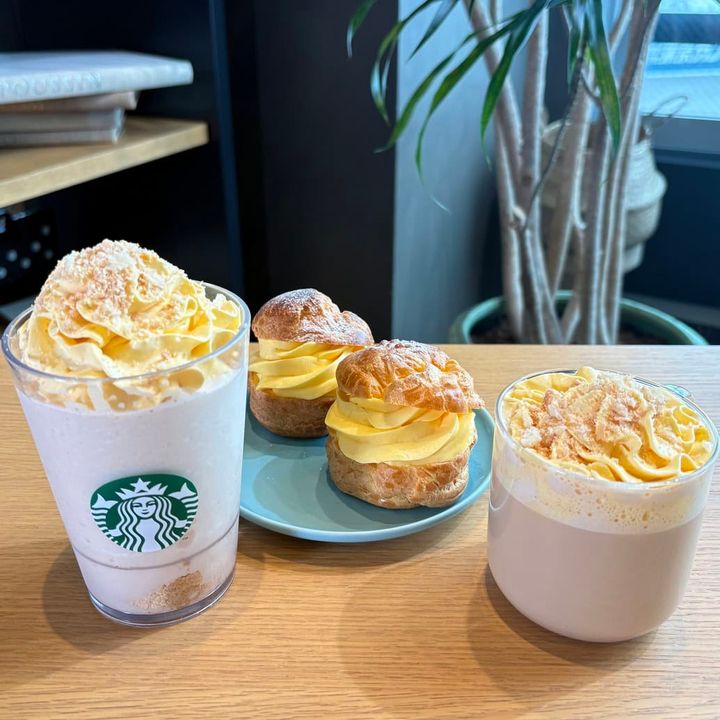 スタバ シュークリーム フラペチーノ®、シュークリーム ラテ