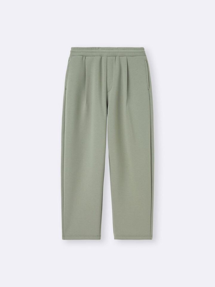 2026gu春大人女性おすすめパフスウェットキャロットパンツ