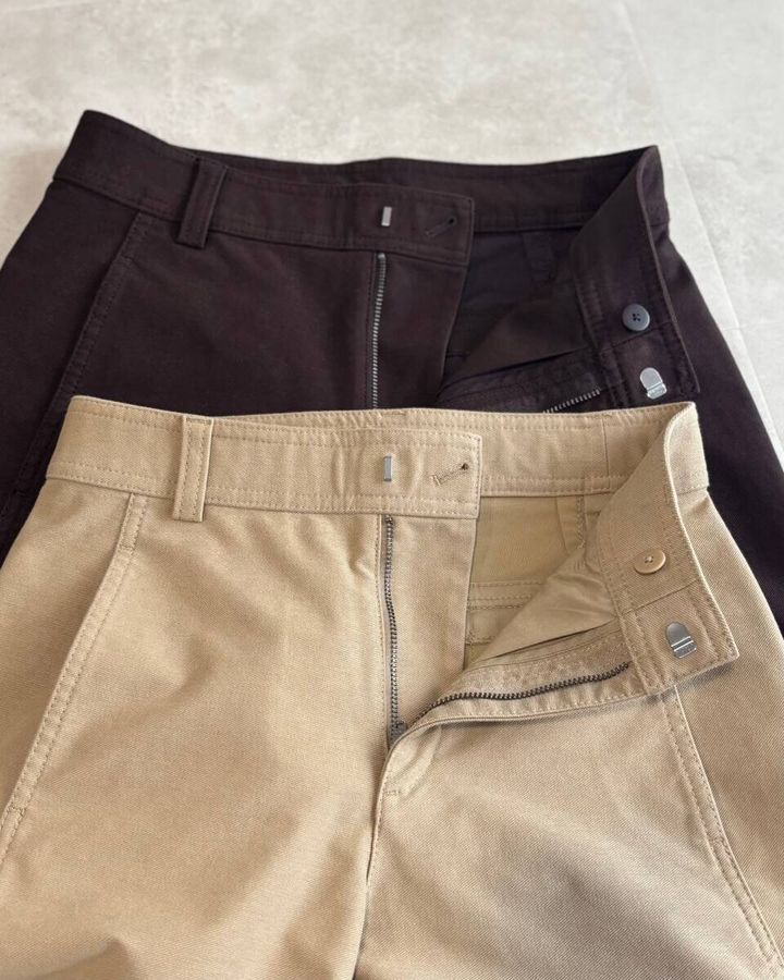 ユニクロジャージーバレルレッグパンツ ウエスト部分