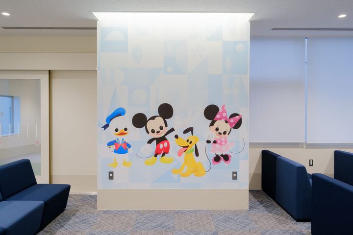 プレイルーム前