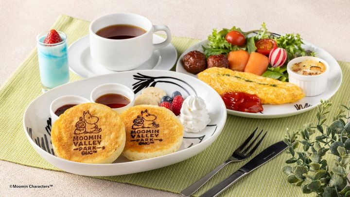 パンケーキ朝食