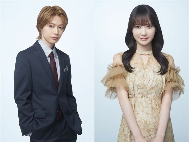TVドラマ『その天才様は偽装彼女に執着する』W主演の今野大輝、加藤史帆 （C）村山犬・ちかふじ・ライブコミックス／「その天才様は偽装彼女に執着する」製作委員会 width=