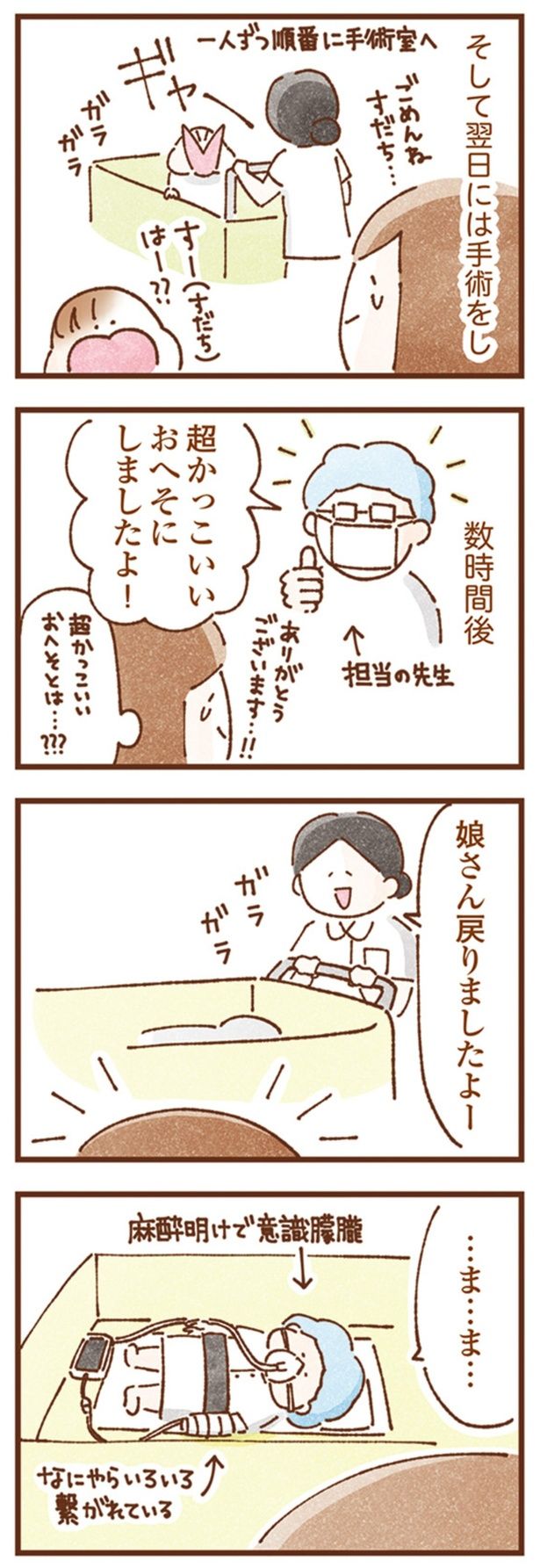 翌日には手術をし （C）いよかん／KADOKAWA