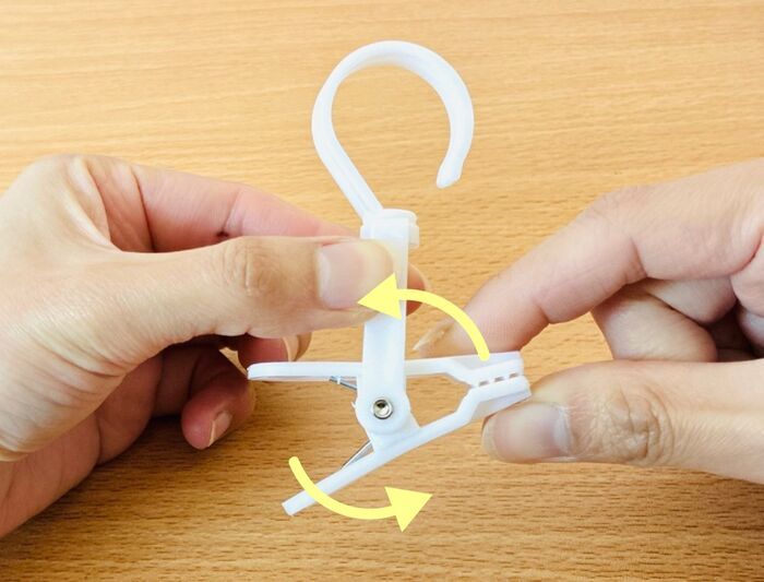 【セリア】なにこれ天才だ…！まさかの『くるくる回る洗濯ピンチ』が110円とは思えない便利さ♡