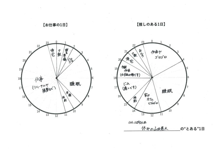 『LIL LEAGUE』山田晃大さんタイムテーブル