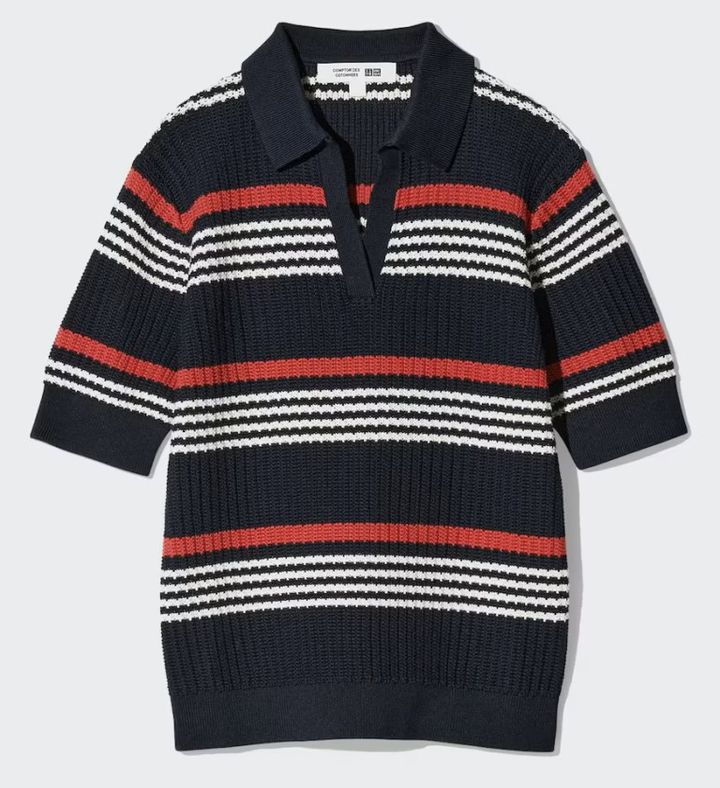 UNIQLO and COMPTOIR DES COTONNIERS コットンポインテールスキッパーポロセーター