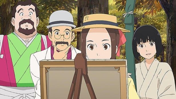 フジコは画家になる夢を抱き、パリにやって来る [c]「パリに咲くエトワール」製作委員会