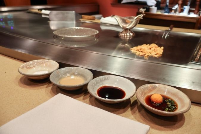 ホテルオークラ福岡 鉄板焼さざんか つけだれ