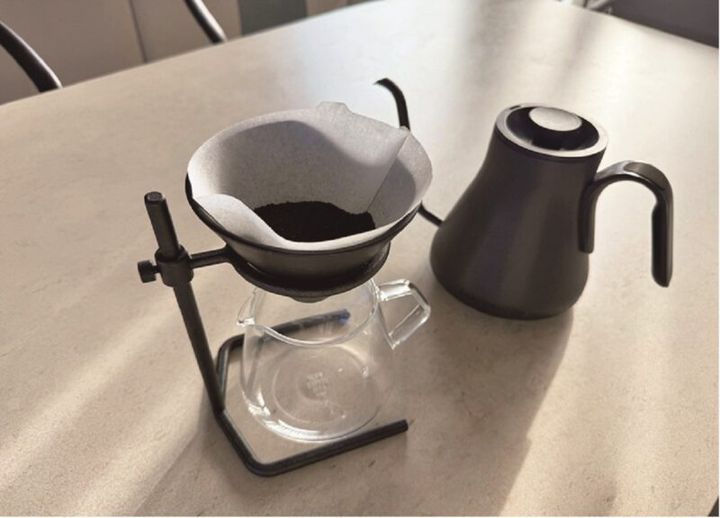 ハンドグリップで淹れるモーニングコーヒー