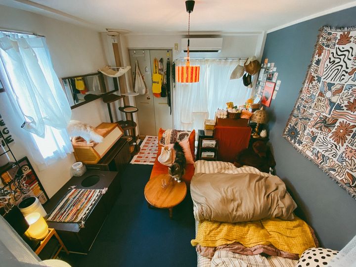 コンパクトな空間を、好きなもので満たす。1Kを生かしたインテリア3選