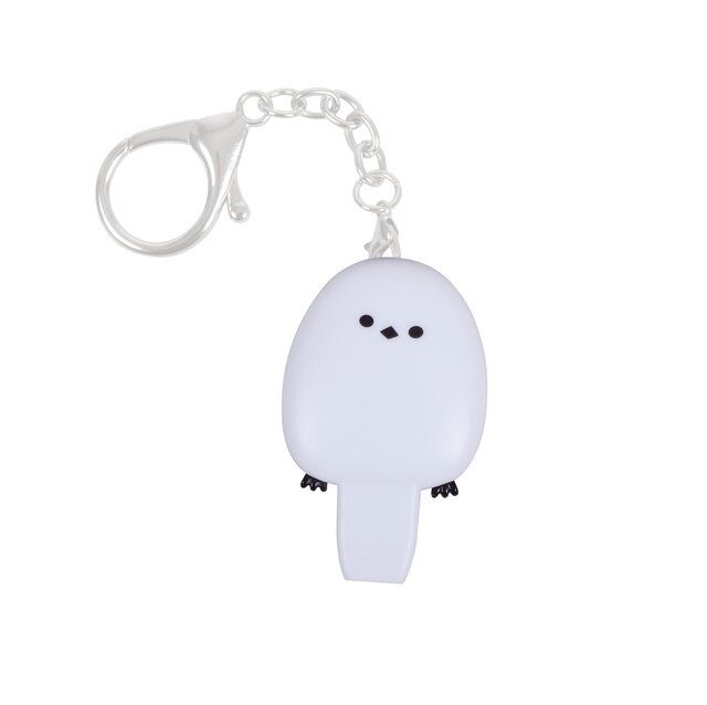 バッグなどに付けて持ち歩ける「SONAENO 防災シマエナガホイッスル」