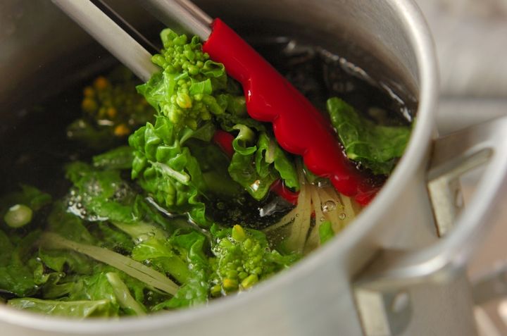 春色満載！ほたるいかのパスタの作り方2